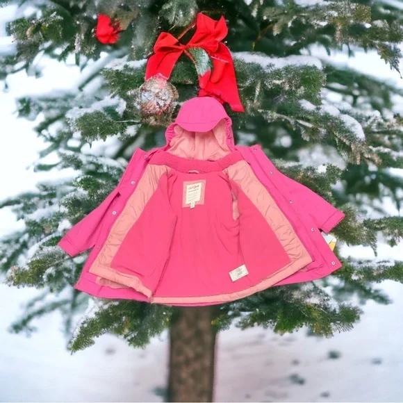 Cat & Jack Girls Pink 2 piece jacket - Picture 3 of 4